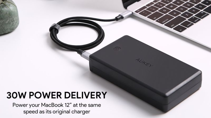 Aukey USB-C PD 26,500mAh Battery Pack | $56 | Amazon | Promo code AUKEYPD7